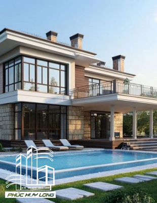 Biệt Thự Nhà Vườn Có Hồ Bơi An Lạc